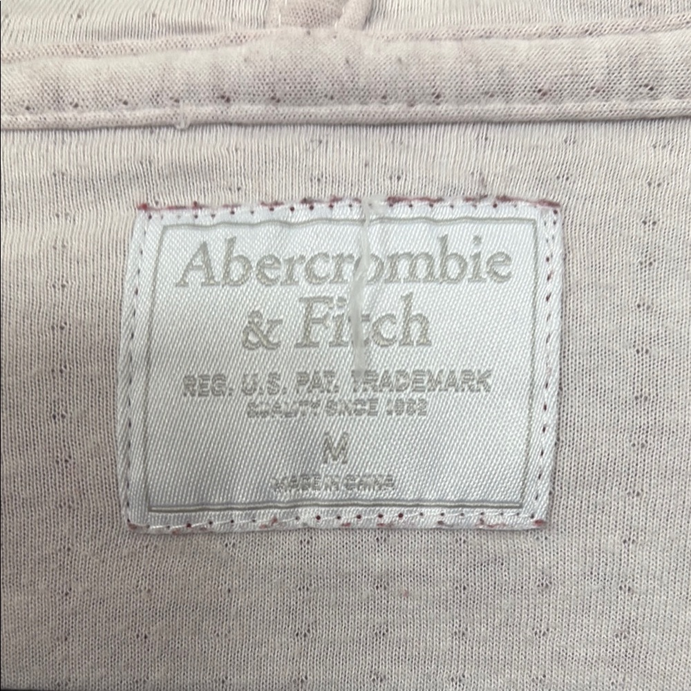Abercrombie & Fitch Maroon Zip Jacket M - Picture 2 of 9